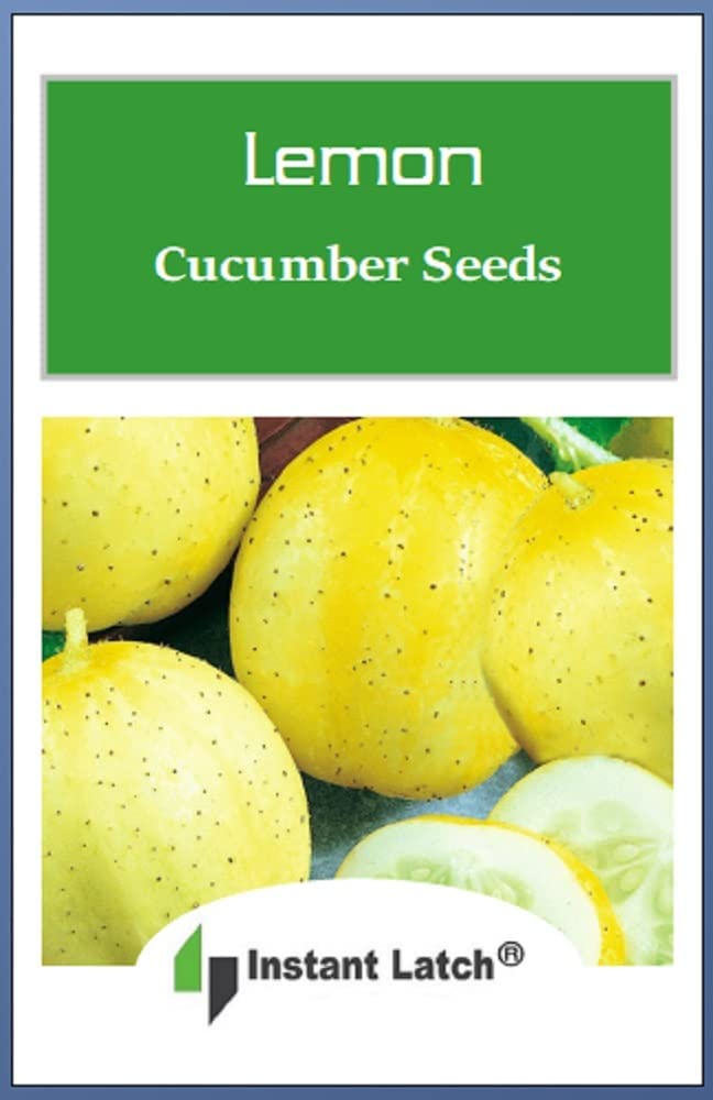 50 Lemon Cucumber Seeds – Non GMO Heirloom Home Garden Plants, Seeds & Bulbs